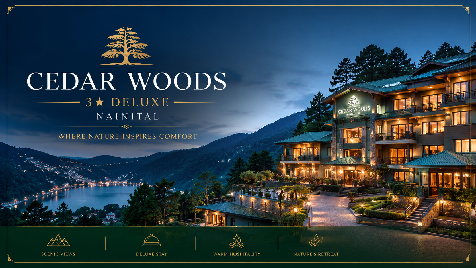 Cedar Woods 3* Deluxe Nainital